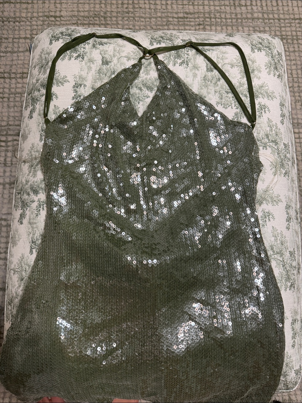 Green Peppermayo Mini Dress